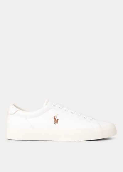 Men's Polo Ralph Lauren Longwood Leather Sneakers | 461035LDX